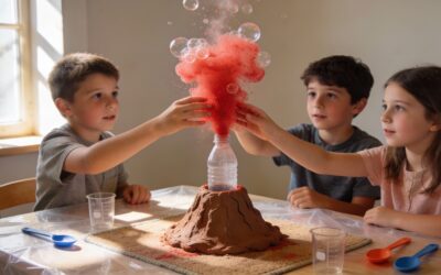 Comment fabriquer un volcan en éruption facile à la maison avec des enfants