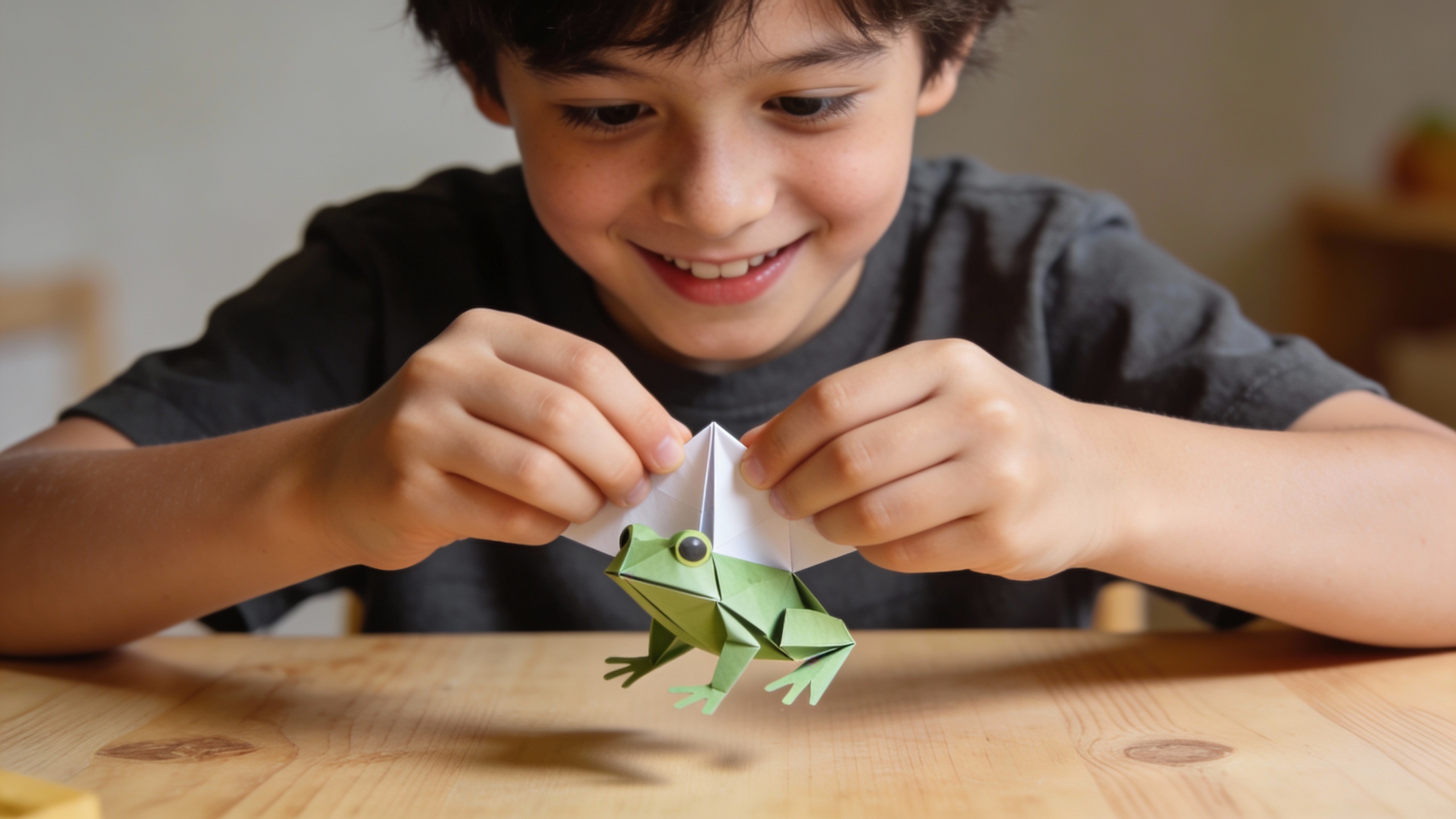 Origami facile grenouille
