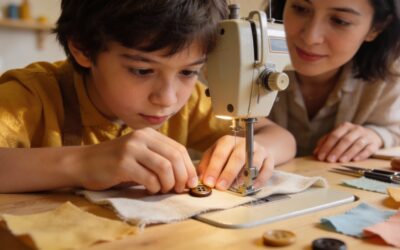 Comment coudre un bouton à la machine ? Le tutoriel simple pour enfant