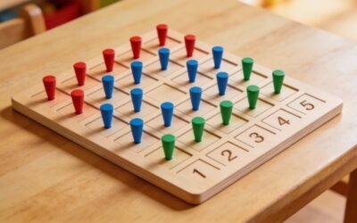 Matériel Montessori pour la racine carrée