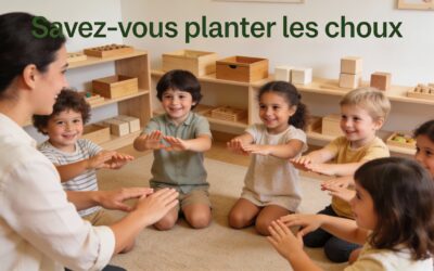 Savez-vous planter les choux ? Gestes, paroles et usage en pédagogie Montessori