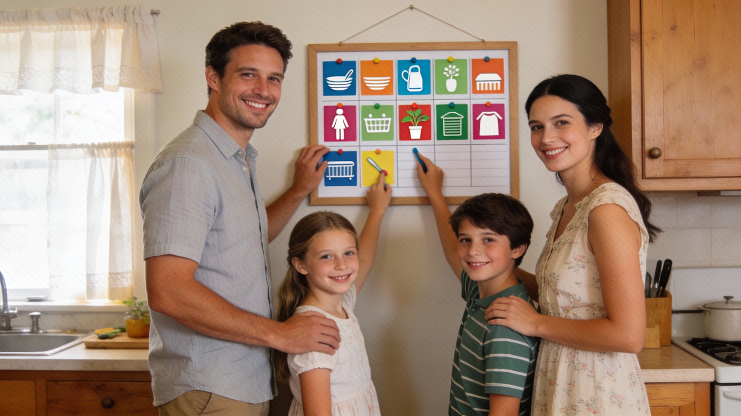 Tableau des tâches famille