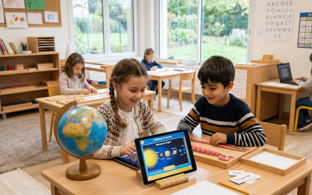 Au-delà du numérique : concilier pédagogie Montessori et outils digitaux à l’école primaire