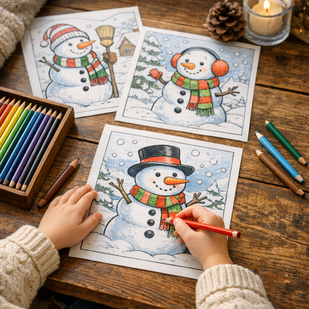 coloriage-bonhomme-de-neige