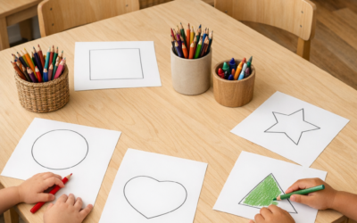 Coloriage en maternelle : repères par âge