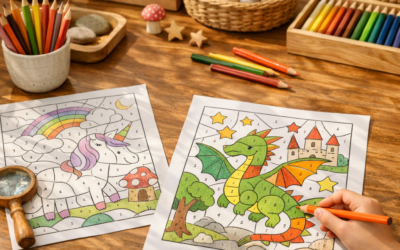 Coloriage magique à imprimer : gratuit et éducatif