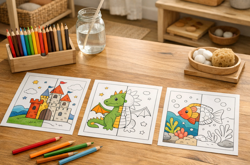 Coloriage magique maternelle à imprimer