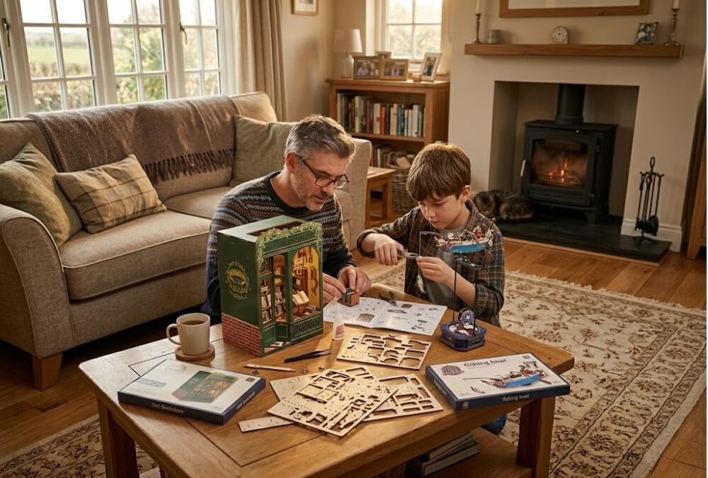 Maquette en bois et book nook : l&rsquo;activité manuelle qui réunit toute la famille loin des écrans