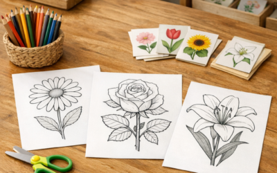 Fleurs à imprimer : modèles gratuits et idées
