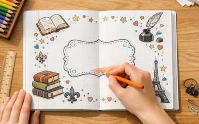 Idée page de garde français : modèles faciles
