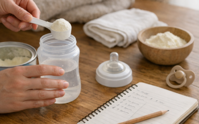 Tableau quantité lait bébé : repères par âge