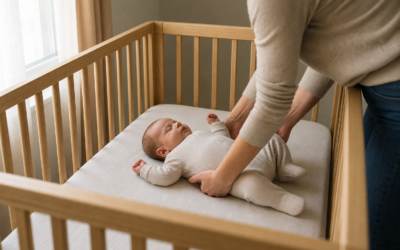 Bébé s’endort sur vous : faciliter la pose dans son lit