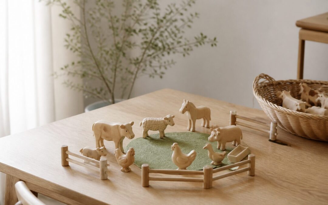 Le jeu de la ferme Montessori accompagne les premiers classements