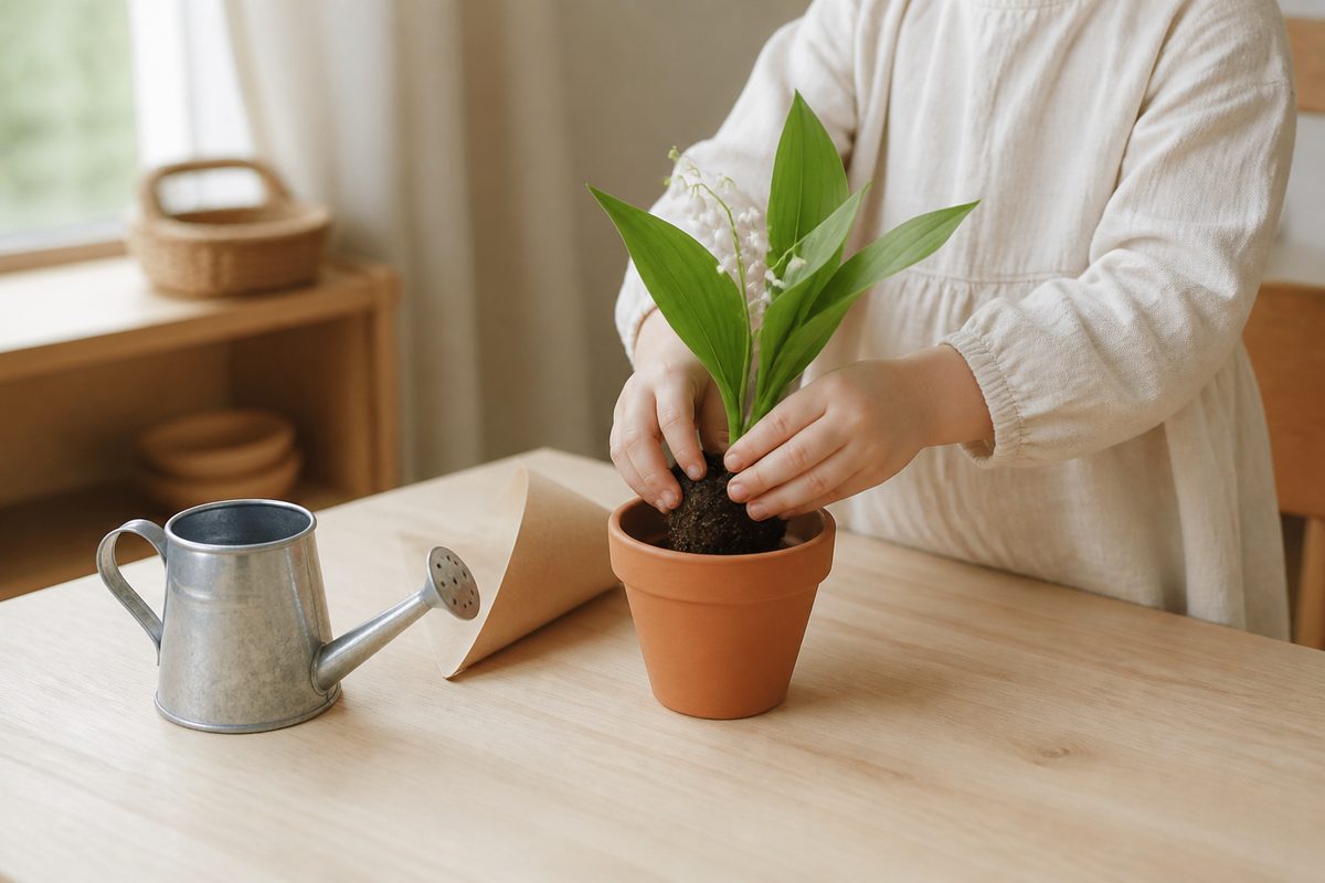 Le muguet du 1er mai inspire des activités sûres avec les enfants